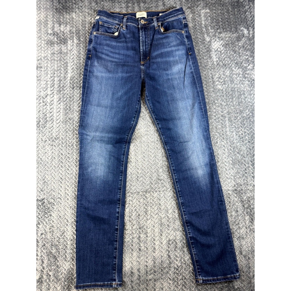 Citizens Of Humanity Olivia Jeans Womens 28 Blue Denim Stretch Slim Straight Leg
